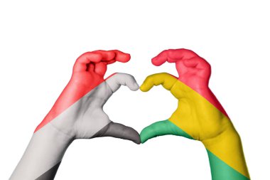 Yemen Bolivya Kalbi, El hareketi kalp yapma, Kırpma Yolu