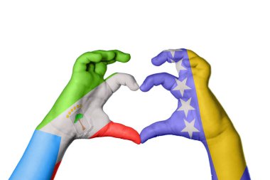 Ekvator Ginesi Bosna-Hersek Kalbi, El hareketi kalp yapma, Kırpma Yolu