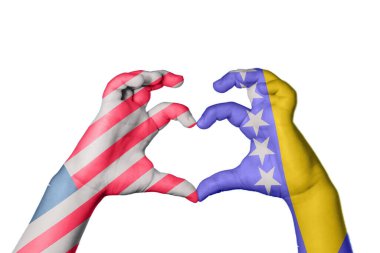 Liberya Bosna-Hersek Kalbi, El hareketi, kalp yapma, Kırpma Yolu