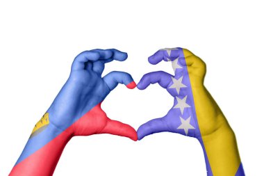 Lihtenştayn Bosna-Hersek Kalbi, El hareketi, kalp yapma, Kırpma Yolu