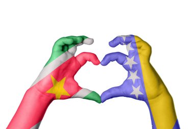 Bosna-Hersek 'in Kalbi, El hareketi, kalp yapma, Kırpma Yolu