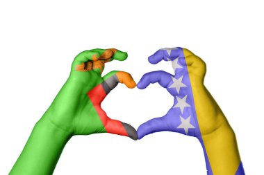 Zambiya Bosna-Hersek Kalbi, El hareketi, kalp yapma, Kırpma Yolu