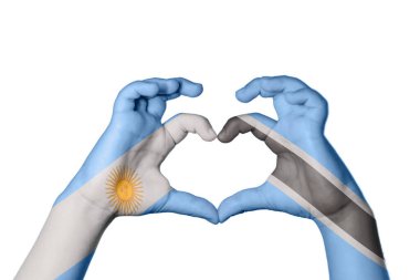 Arjantin Botswana Kalbi, El hareketi kalp yapma, Kırpma Yolu