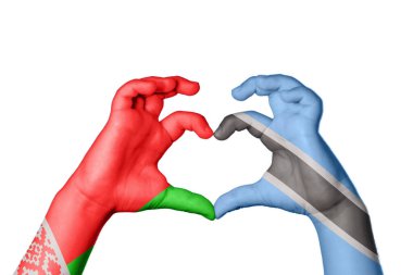 Belarus Botswana Kalbi, El hareketi kalp yapma, Kırpma Yolu