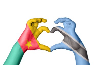 Kamerun Botswana Kalbi, El hareketi kalp yapma, Kırpma Yolu