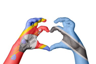 Eswatini Botswana Kalbi, El hareketi kalp yapma, Kırpma Yolu