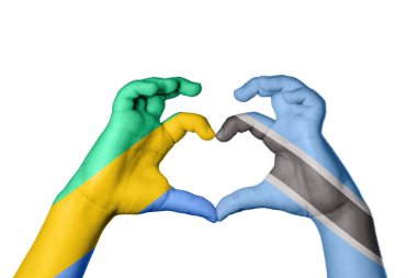 Gabon Botswana Kalbi, El hareketi kalp yapma, Kırpma Yolu