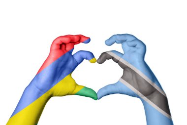 Mauritius Botswana Kalbi, El hareketi kalp yapma, Kırpma Yolu