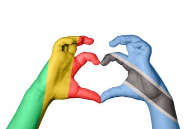 Kongo Cumhuriyeti Botswana Kalbi, El hareketi kalp yapma, Kırpma Yolu