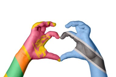 Sri Lanka Botswana Kalbi, El hareketi kalp yapma, Kırpma Yolu