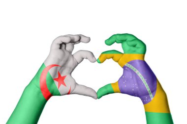 Cezayir Brezilya Kalbi, El hareketi kalp yapma, Kırpma Yolu