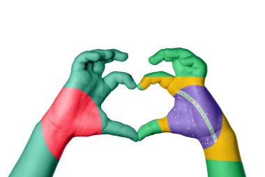 Bangladeş Brezilya Kalbi, El hareketi kalp yapma, Kırpma Yolu