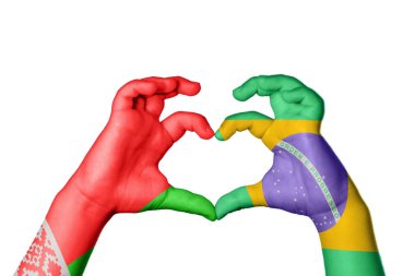 Belarus Brezilya Kalbi, El hareketi kalp yapma, Kırpma Yolu