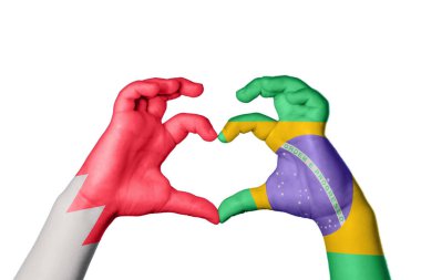 Bahreyn Brezilya Kalbi, El hareketi kalp yapma, Kırpma Yolu