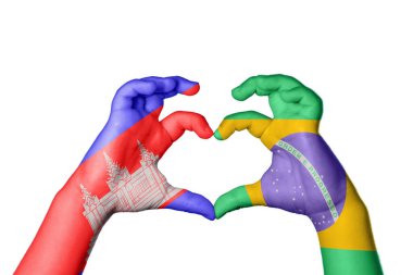 Kamboçya Brezilya Kalbi, El hareketi kalp yapma, Kırpma Yolu