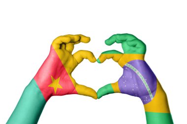 Kamerun Brezilya Kalbi, El hareketi kalp yapma, Kırpma Yolu