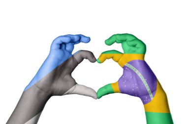 Estonya Brezilya Kalbi, El hareketi kalp yapma, Kırpma Yolu