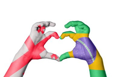 Georgia Brezilya Kalbi, El hareketi kalp yapma, Kırpma Yolu