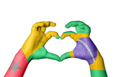 Gine Bissau Brezilya Kalbi, El hareketi kalp yapma, Kırpma Yolu