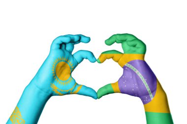 Kazakistan Brezilya Kalbi, El hareketi kalp yapma, Kırpma Yolu