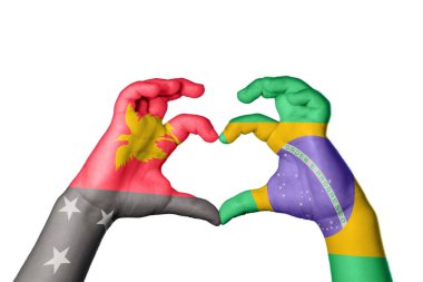 Papua Yeni Gine Brezilya Kalbi, El hareketi kalp yapma, Kırpma Yolu