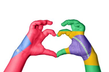 Samoa Brezilya Kalbi, El hareketi kalp yapma, Kırpma Yolu