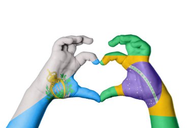 San Marino Brezilya Kalbi, El hareketi kalp yapma, Kırpma Yolu