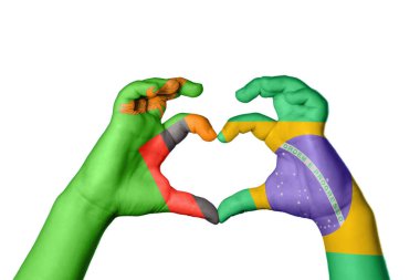 Zambiya Brezilya Kalbi, El hareketi kalp yapma, Kırpma Yolu