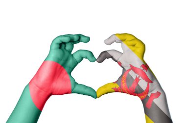 Bangladeş Brunei Kalbi, El hareketi kalp yapma, Kırpma Yolu