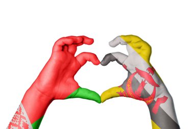 Belarus Brunei Kalbi, El hareketi kalp yapma, Kırpma Yolu