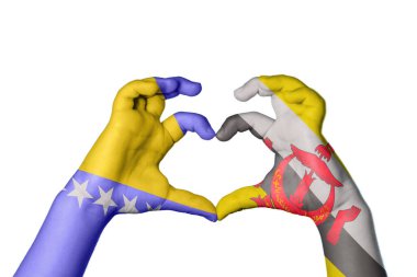 Bosna-Hersek Brunei Kalbi, El hareketi, kalp yapma, Kırpma Yolu