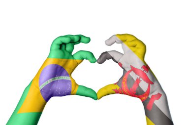 Brezilya Brunei Kalbi, El hareketi kalp yapma, Kırpma Yolu