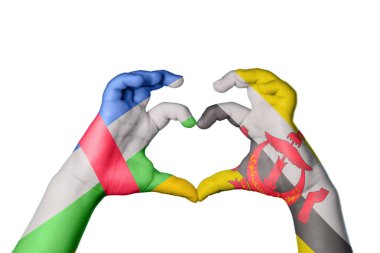 Orta Afrika Cumhuriyeti Brunei Kalbi, El hareketi kalp yapma, Kırpma Yolu