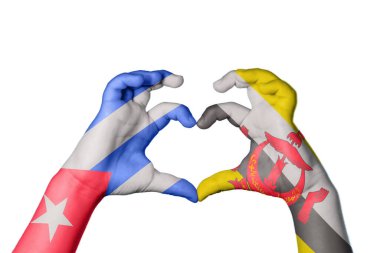 Küba Brunei Kalbi, El hareketi kalp yapma, Kırpma Yolu