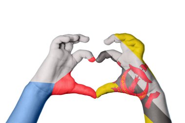 Çek Cumhuriyeti Brunei Kalbi, El hareketi kalp yapma, Kırpma Yolu