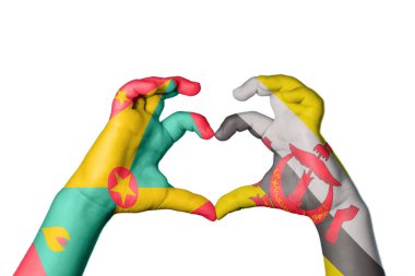 Grenada Brunei Kalbi, El hareketi kalp yapma, Kırpma Yolu