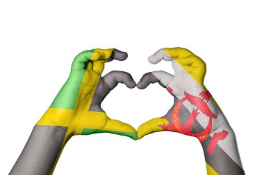 Jamaika Brunei Kalbi, El hareketi kalp yapma, Kırpma Yolu