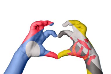 Laos Brunei Kalbi, El hareketi kalp yapma, Kırpma Yolu