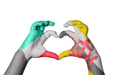 Kuveyt Brunei Kalbi, El hareketi kalp yapma, Kırpma Yolu