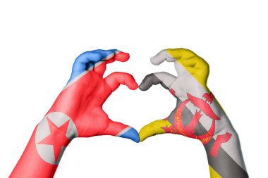 Kuzey Kore Brunei Kalbi, El hareketi kalp yapma, Kırpma Yolu