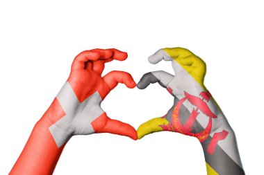 İsviçre Brunei Kalbi, El hareketi kalp yapma, Kırpma Yolu