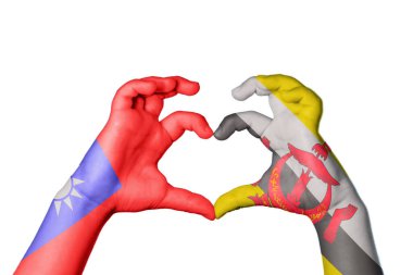 Tayvan Brunei Kalbi, El hareketi kalp yapma, Kırpma Yolu