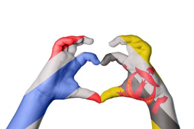 Tayland Brunei Kalbi, El hareketi kalp yapma, Kırpma Yolu