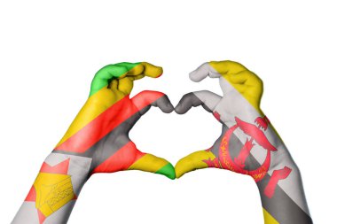 Zimbabwe Brunei Kalbi, El hareketi kalp yapma, Kırpma Yolu