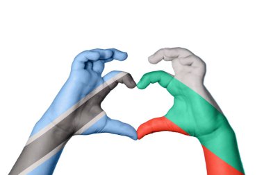 Botswana Bulgaristan Kalbi, El hareketi, kalp yapma, Kırpma Yolu