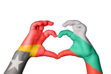 Doğu Timor Bulgaristan Kalbi, El hareketi kalp yaptı, Kırpma Yolu