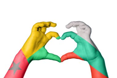 Gine Bissau Bulgaristan Kalbi, El hareketi, kalp yapma, Kırpma Yolu