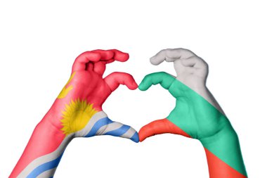 Kiribati Bulgaristan Kalbi, El hareketi, kalp yapma, Kırpma Yolu