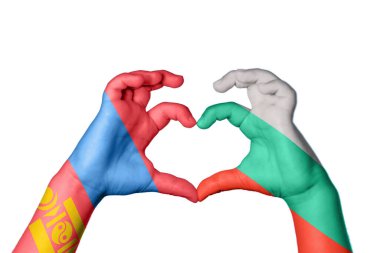 Moğolistan Bulgaristan Kalbi, El hareketi, kalp yapma, Kırpma Yolu