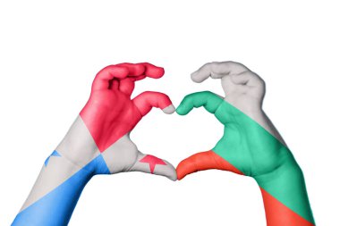 Panama Bulgaristan Kalbi ve El hareketi kalp yaptı, Kırpma Yolu